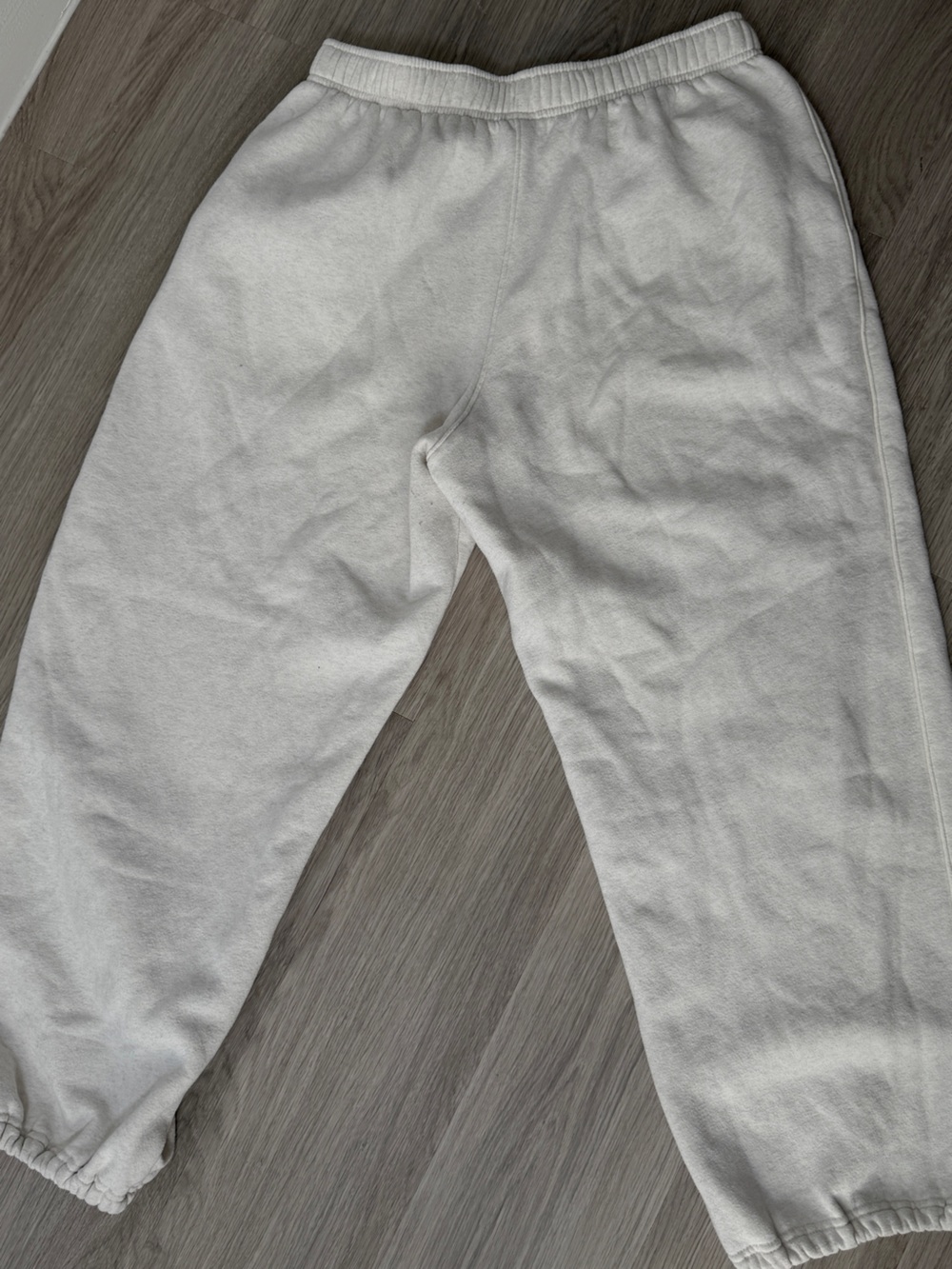 wild fable women Cream Elastic-Waist Sweat Joggers
